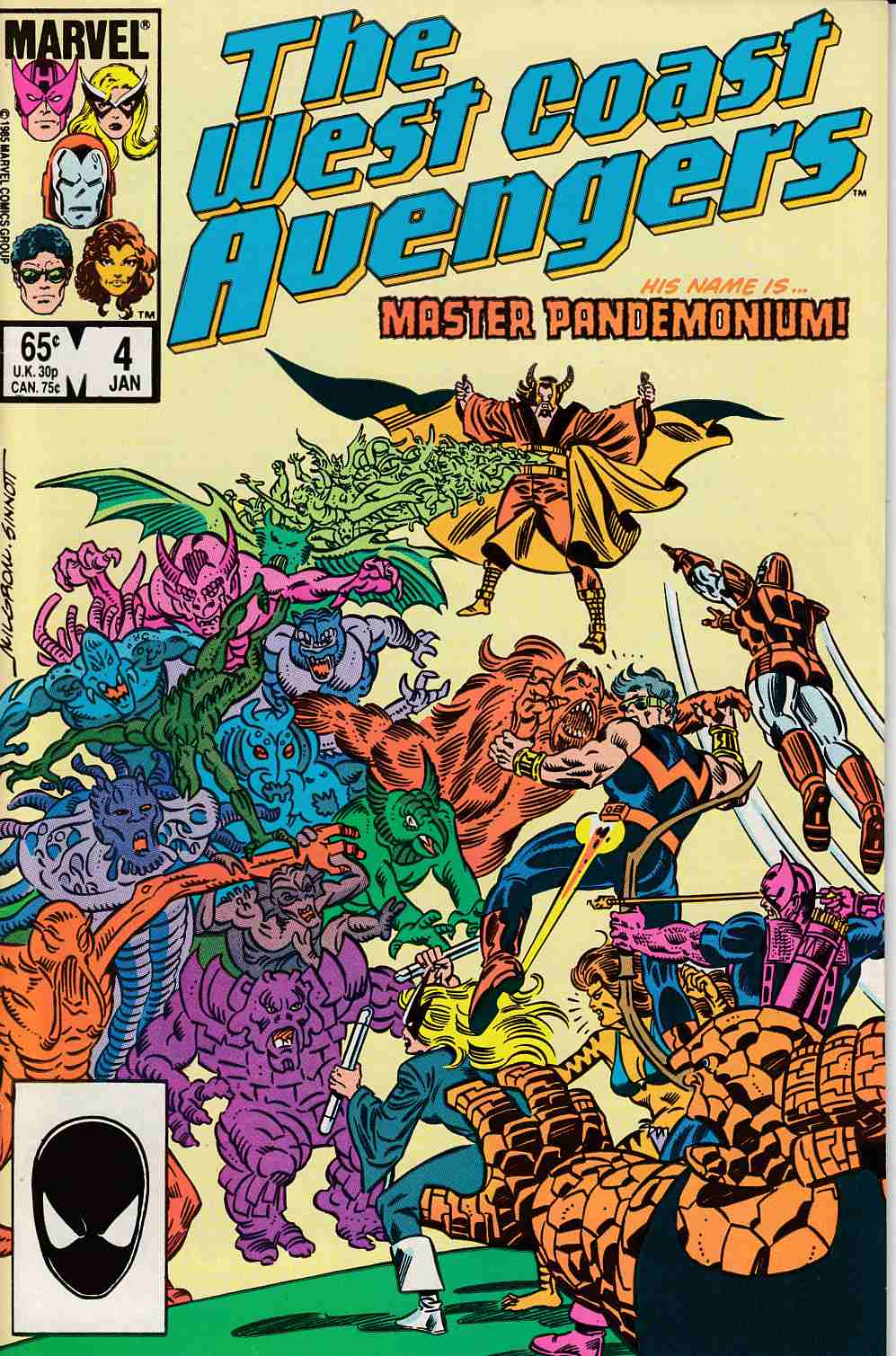 West Coast Avengers #4 Fine (6.0) [Marvel Comic] THUMBNAIL