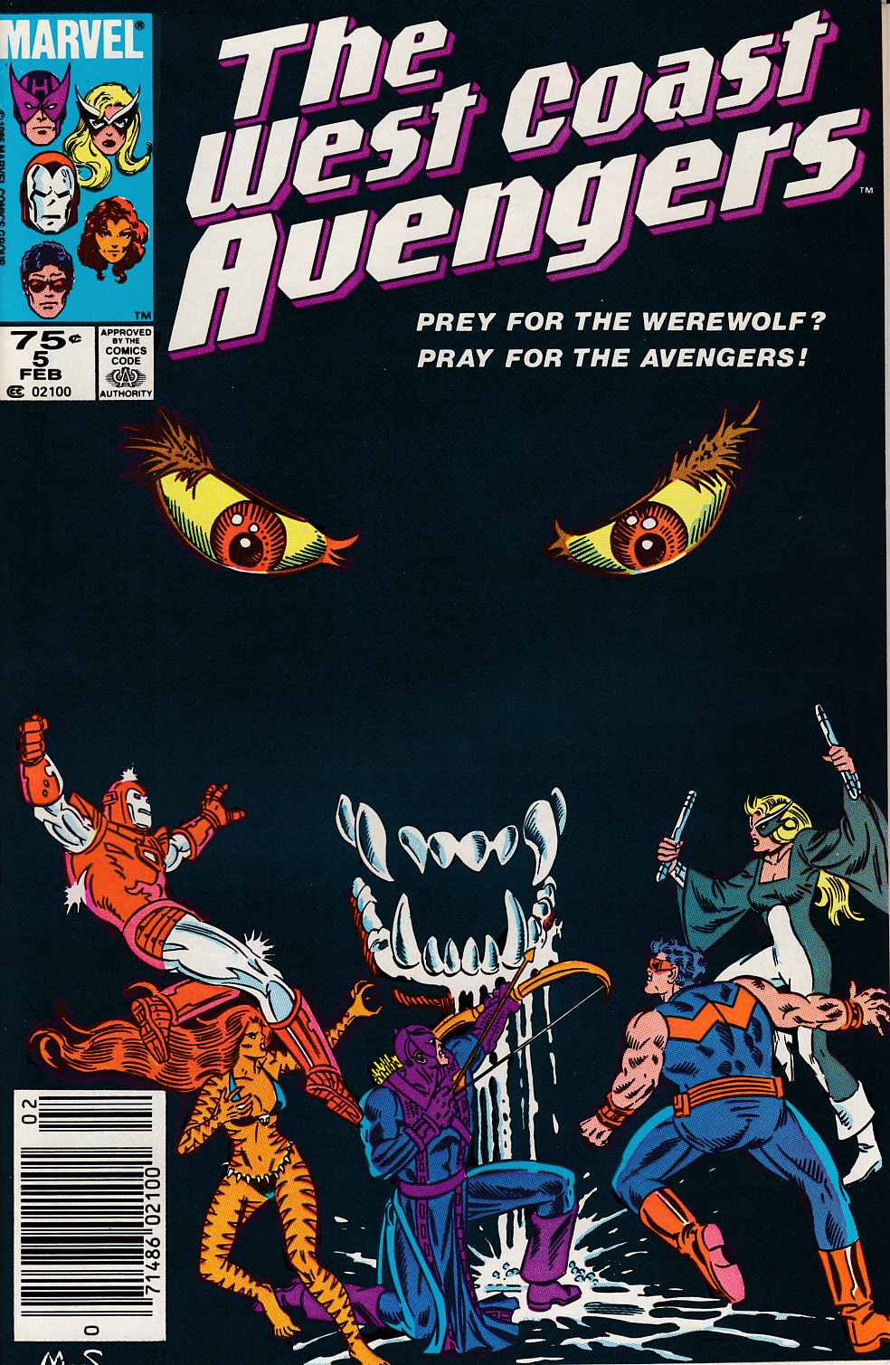 West Coast Avengers #5 Fine (6.0) [Marvel Comic] THUMBNAIL