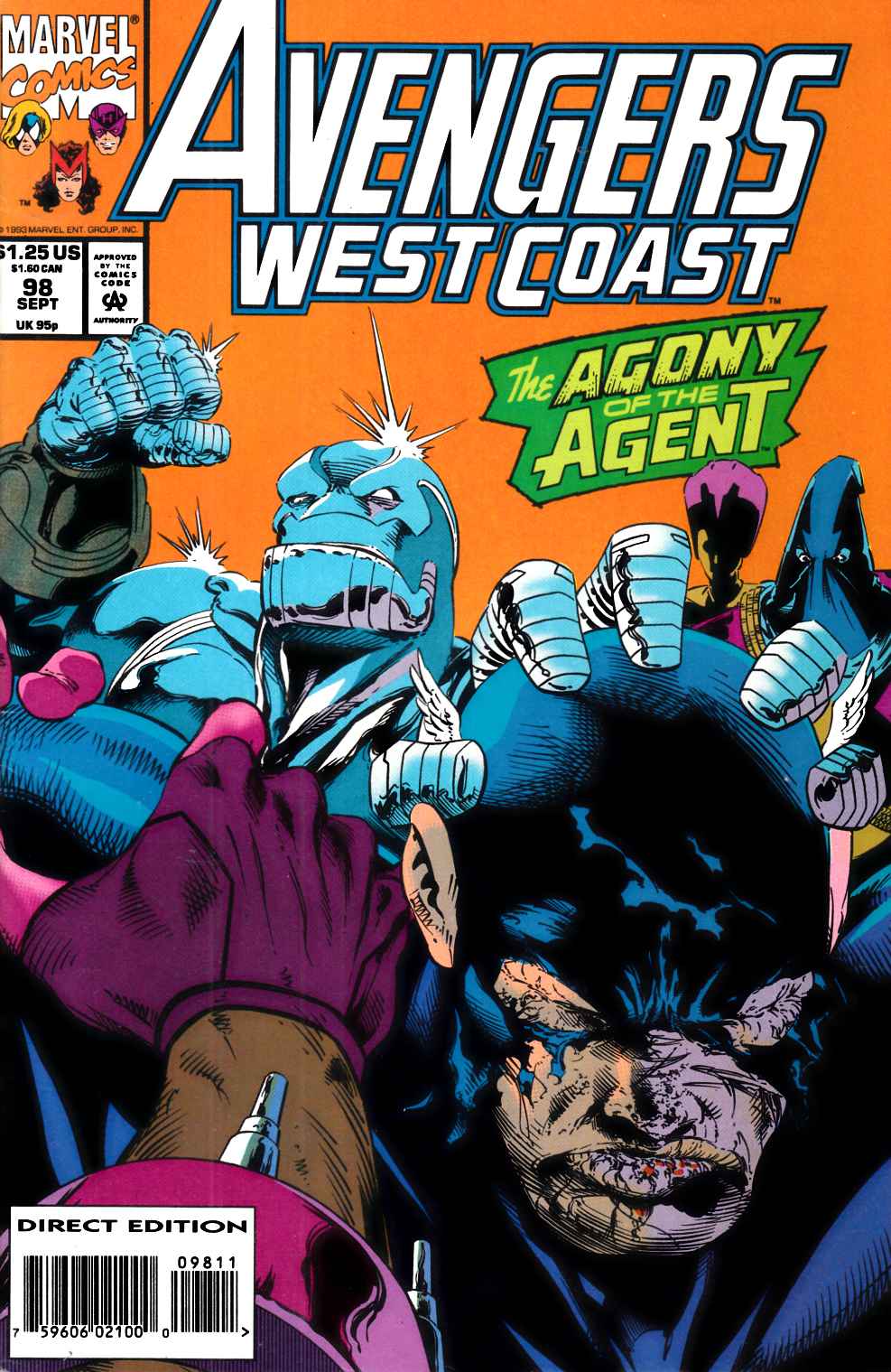Avengers West Coast #98 Fine (6.0) [Marvel Comic] THUMBNAIL