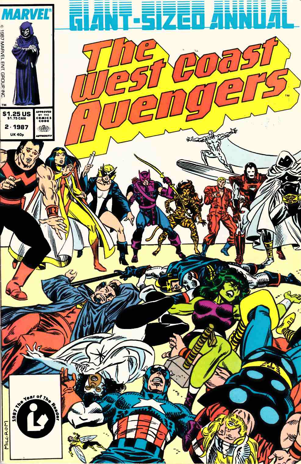 Avengers West Coast Annual #2 Fine (6.0) [Marvel Comic] THUMBNAIL