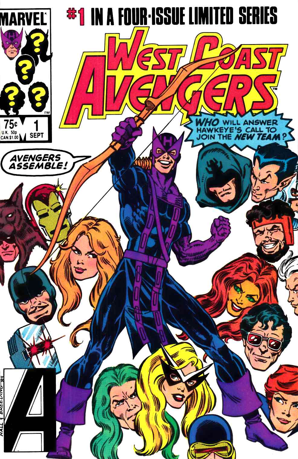West Coast Avengers #1 Near Mint (9.4) [Marvel Comic] LARGE