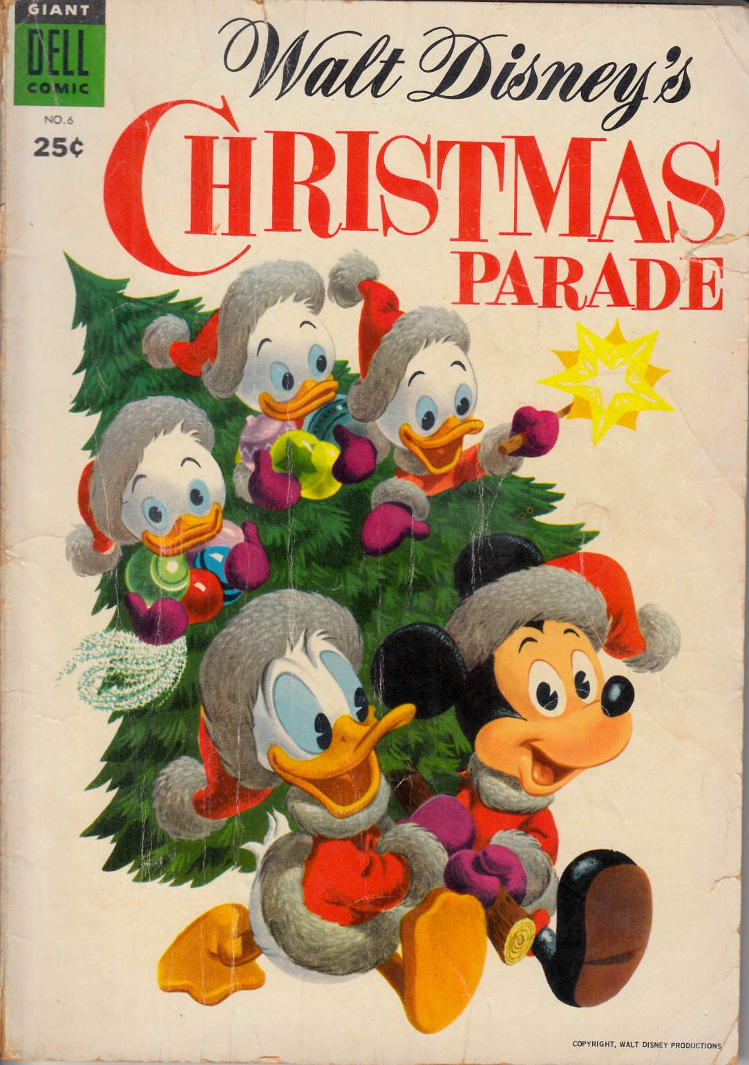 Dell Giant Christmas Parade #6 Good/Very Good (3.0) [Dell Comic] LARGE