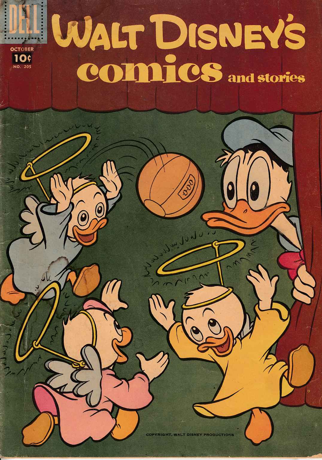 Walt Disney's Comics & Stories #205 Good (2.0) [Dell Comic] THUMBNAIL