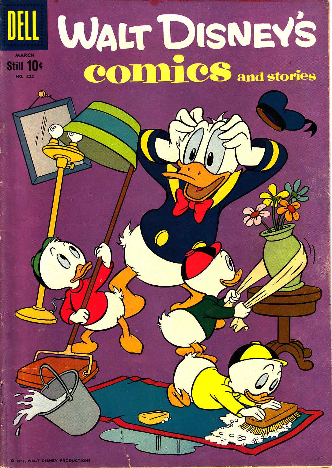 Walt Disney's Comics & Stories #222 Very Good Minus (3.5) [Dell Comic] THUMBNAIL