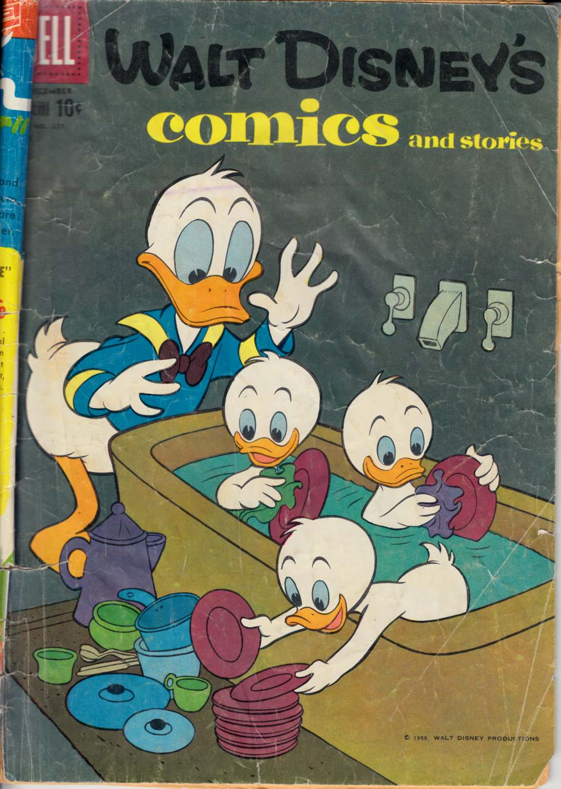 Walt Disney's Comics & Stories #231 Fair (1.0) [Dell Comic] LARGE