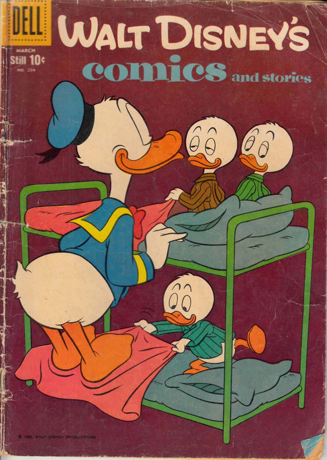 Walt Disney's Comics & Stories #234 Good (2.0) [Dell Comic] LARGE