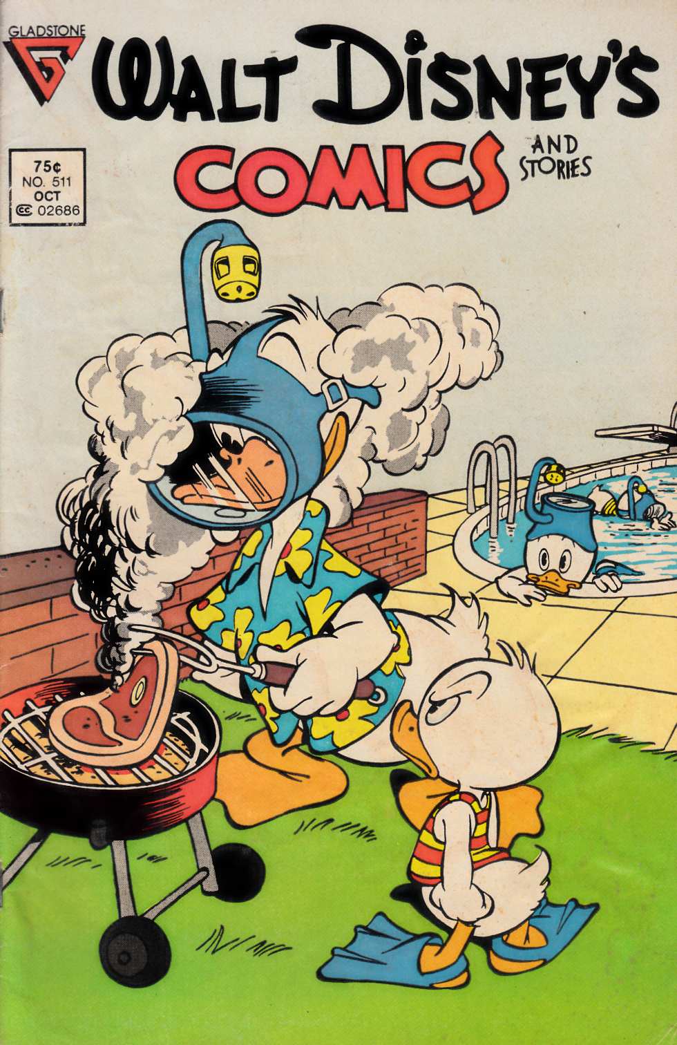 Walt Disney's Comics & Stories #511 Very Good (4.0) [Gladstone Comic] LARGE