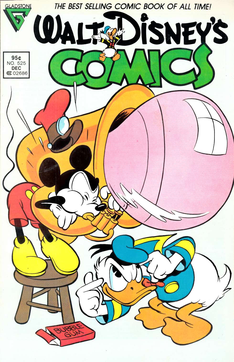 Walt Disney's Comics & Stories #525 Fine (6.0) [Gladstone Comic] LARGE