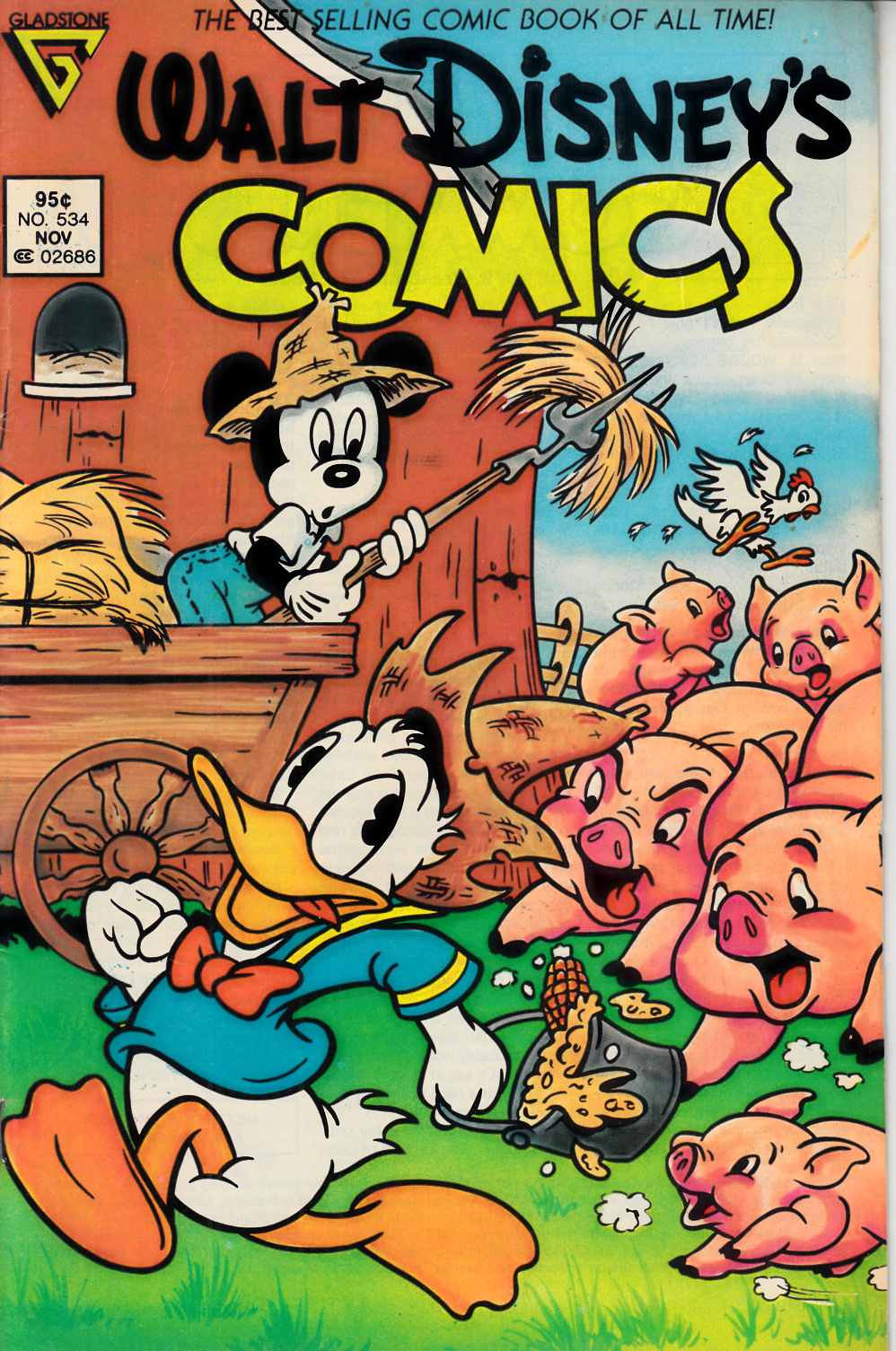 Walt Disney's Comics & Stories #534 Fine (6.0) [Gladstone Comic] THUMBNAIL