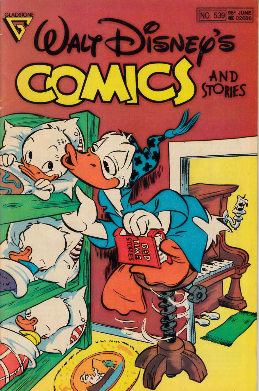 Walt Disney's Comics & Stories #539 Fine (6.0) [Gladstone Comic] LARGE