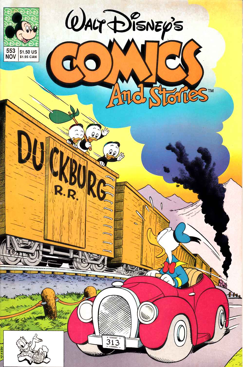 Walt Disney's Comics & Stories #553 Fine Plus (6.5) [Gladstone Comic] LARGE