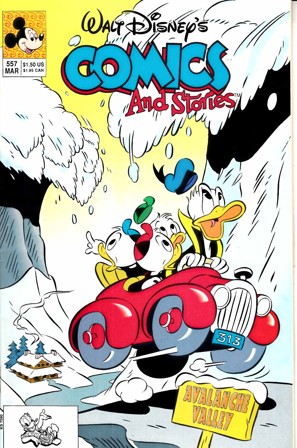 Walt Disney's Comics & Stories #557 Fine Plus (6.5) [Gladstone Comic] LARGE