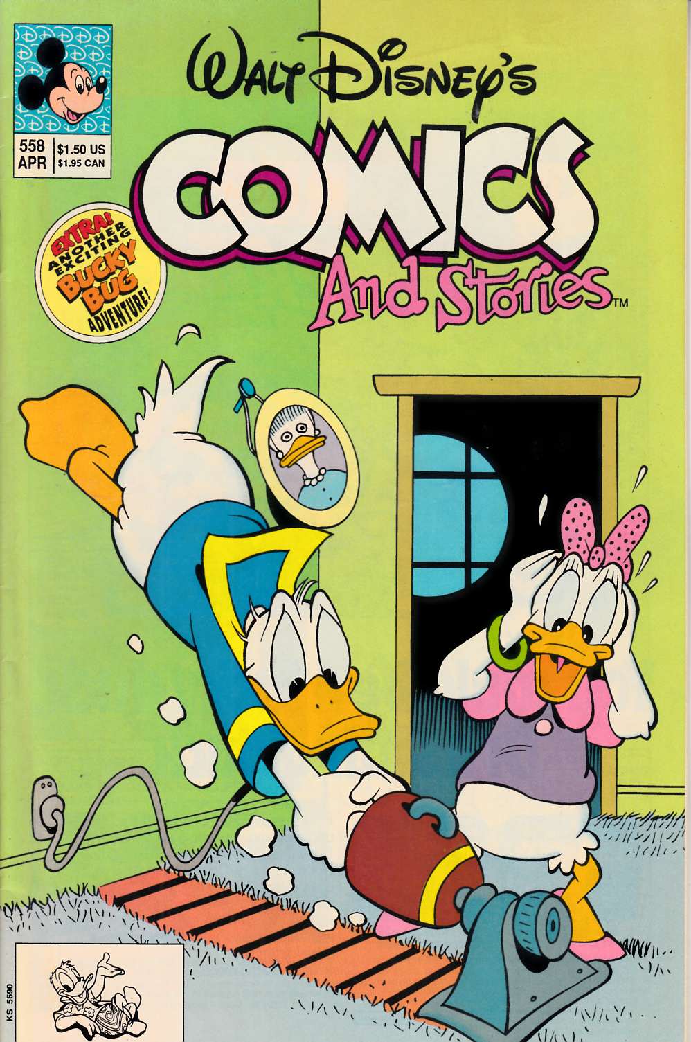 Walt Disney's Comics & Stories #558 Fine Plus (6.5) [Gladstone Comic] LARGE