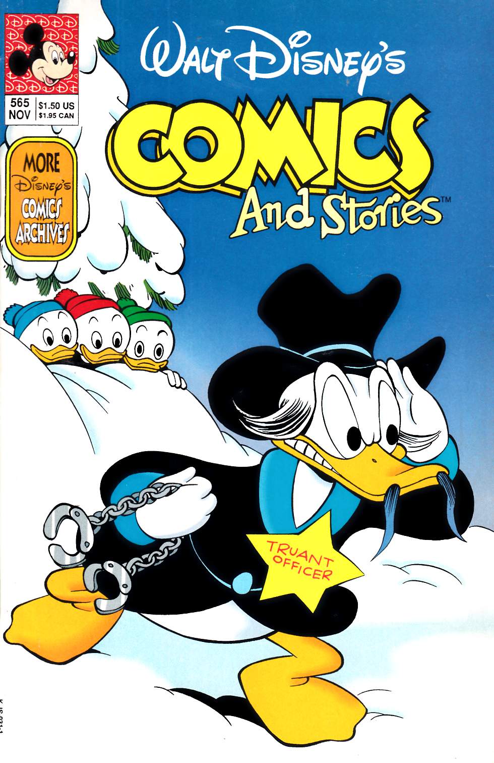 Walt Disney's Comics & Stories #565 Fine (6.0) [Gladstone Comic] LARGE