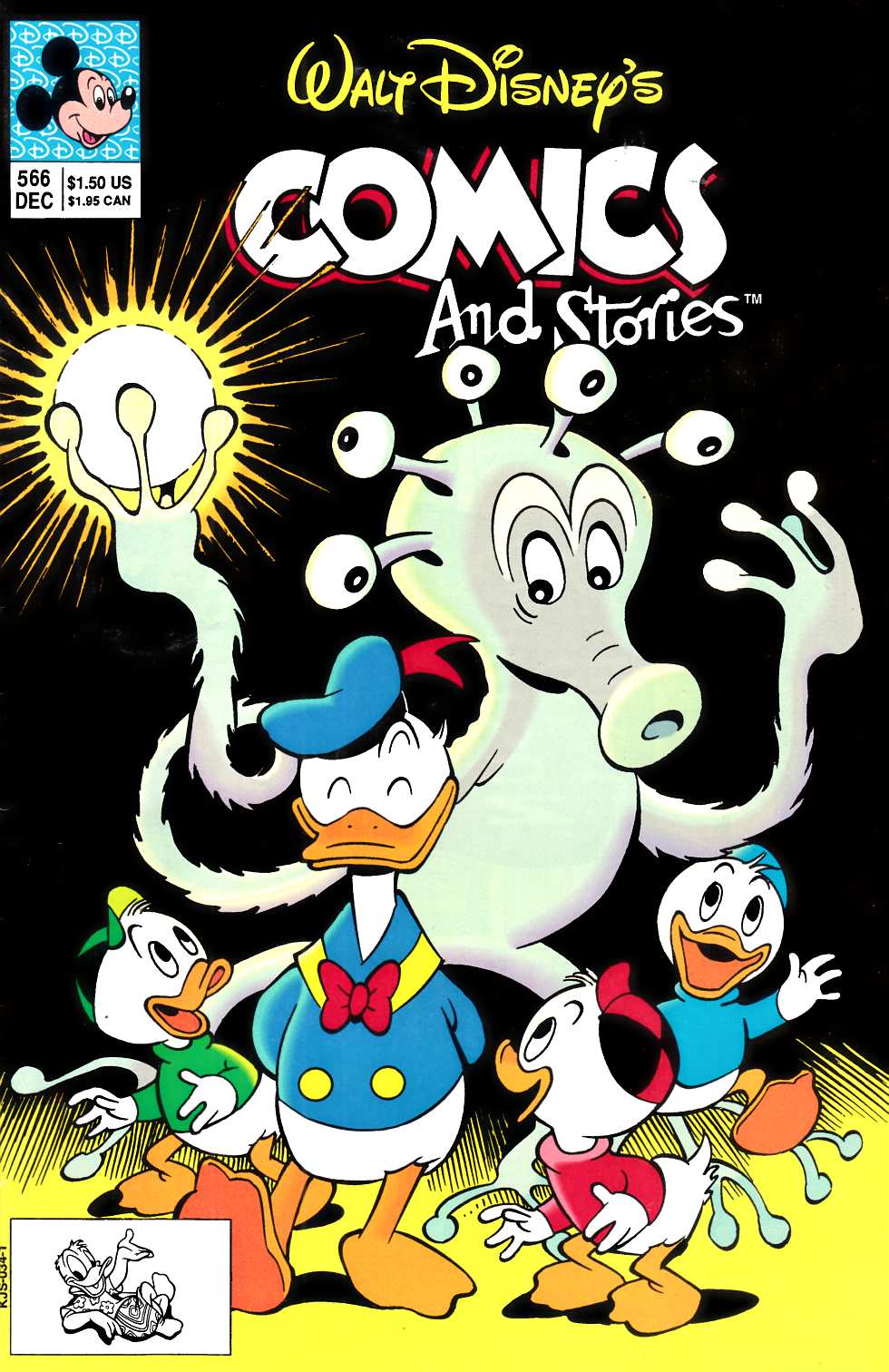 Walt Disney's Comics & Stories #566 Fine (6.0) [Gladstone Comic] THUMBNAIL