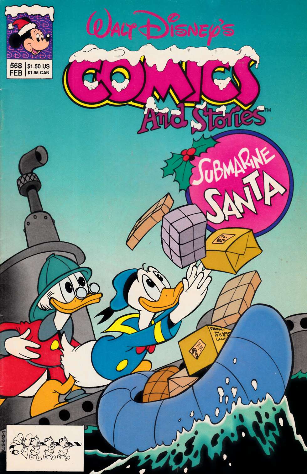 Walt Disney's Comics & Stories #568 Fine (6.0) [Gladstone Comic] LARGE