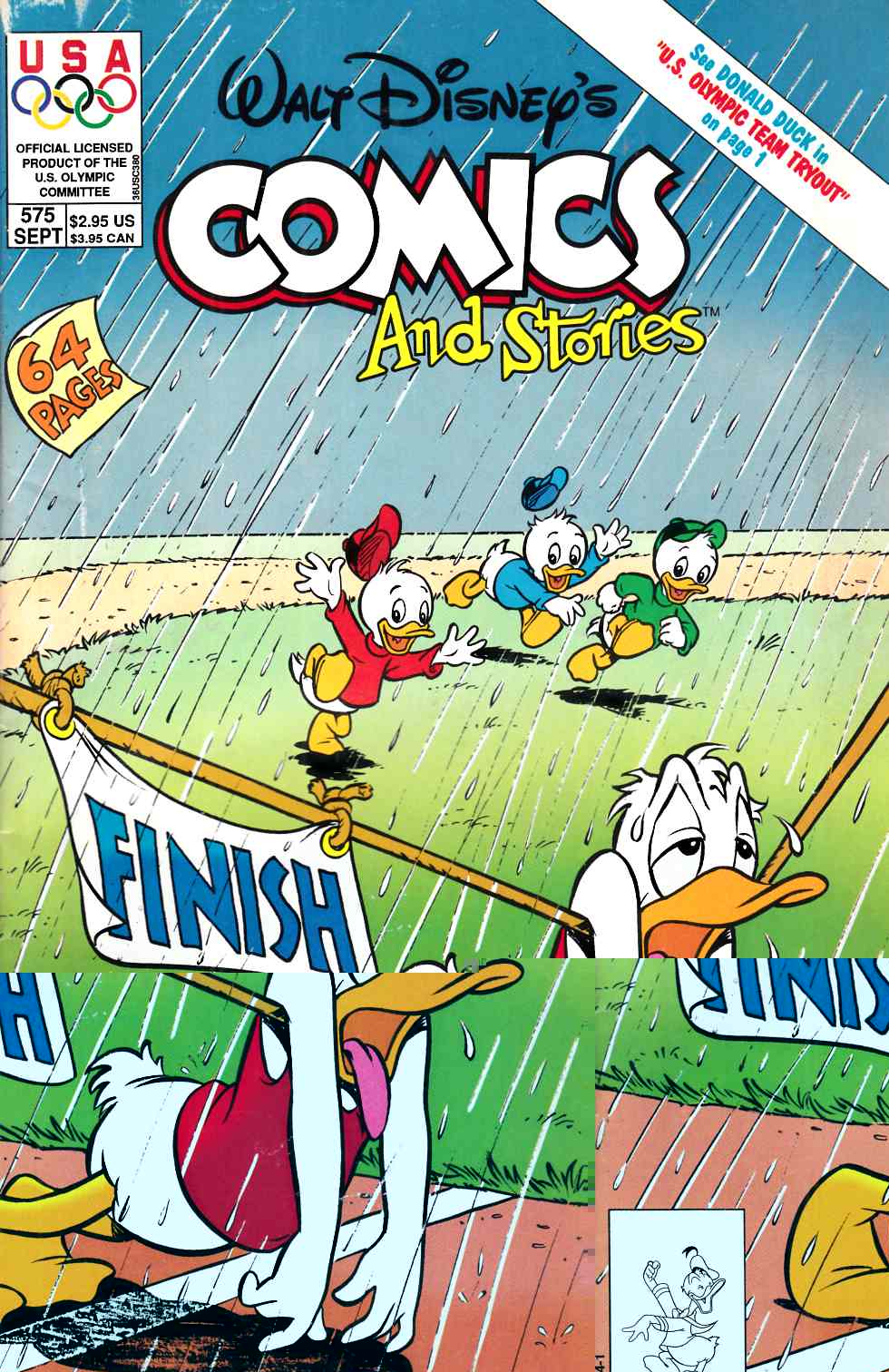 Walt Disney's Comics & Stories #575 Fine (6.0) [Gladstone Comic] LARGE