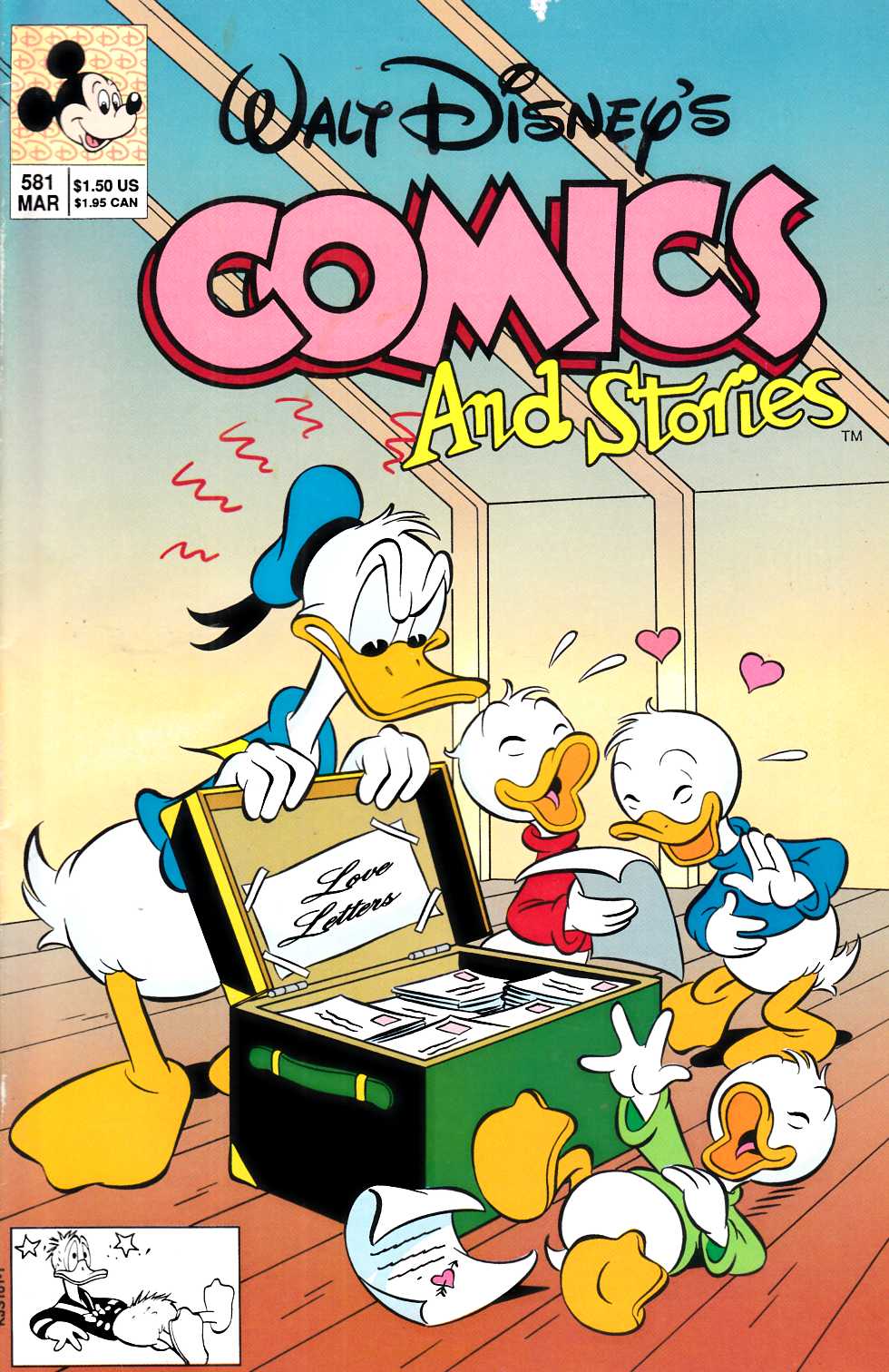 Walt Disney's Comics & Stories #581 Fine (6.0) [Gladstone Comic] LARGE