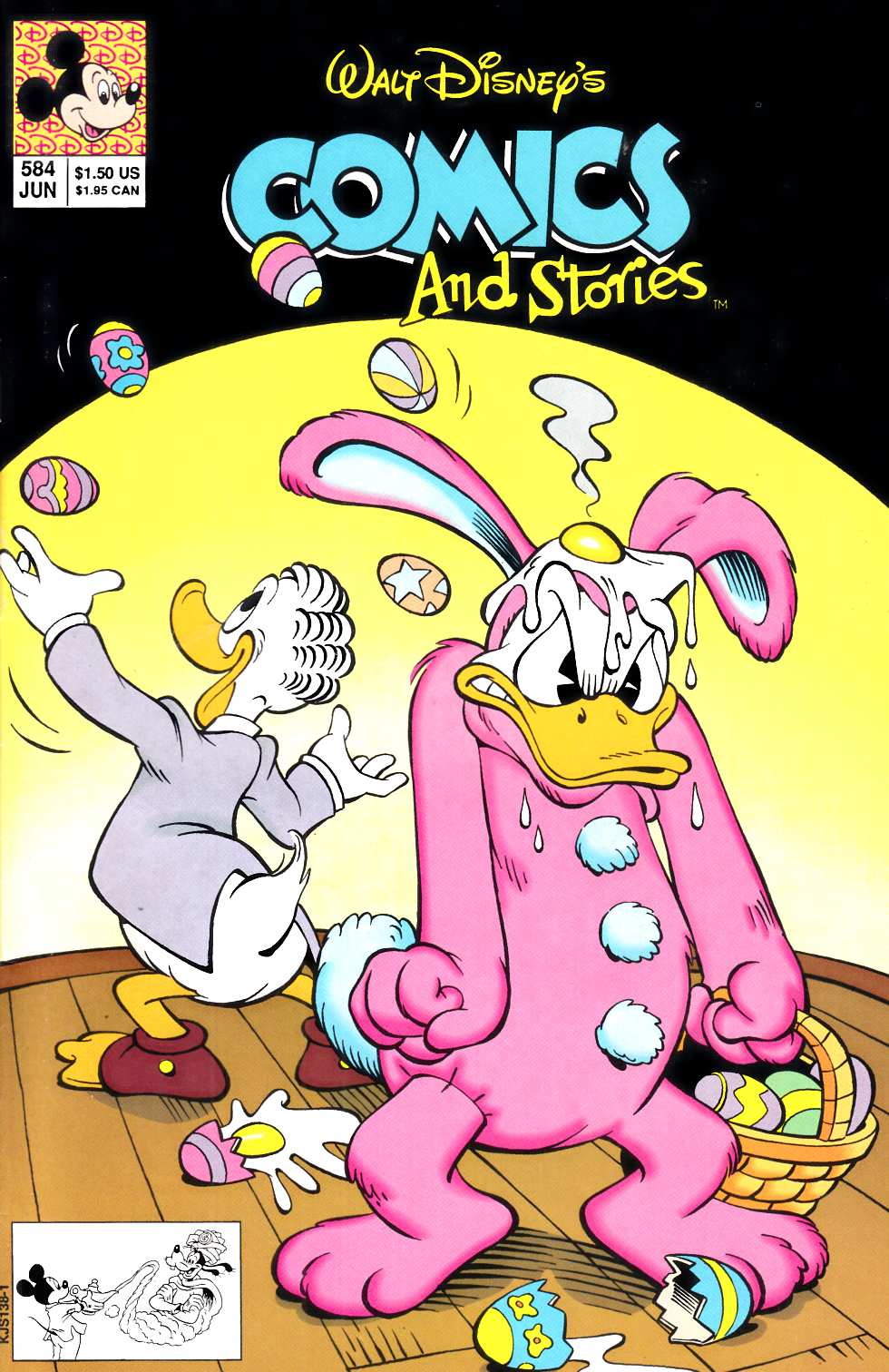 Walt Disney's Comics & Stories #584 Fine (6.0) [Gladstone Comic] THUMBNAIL