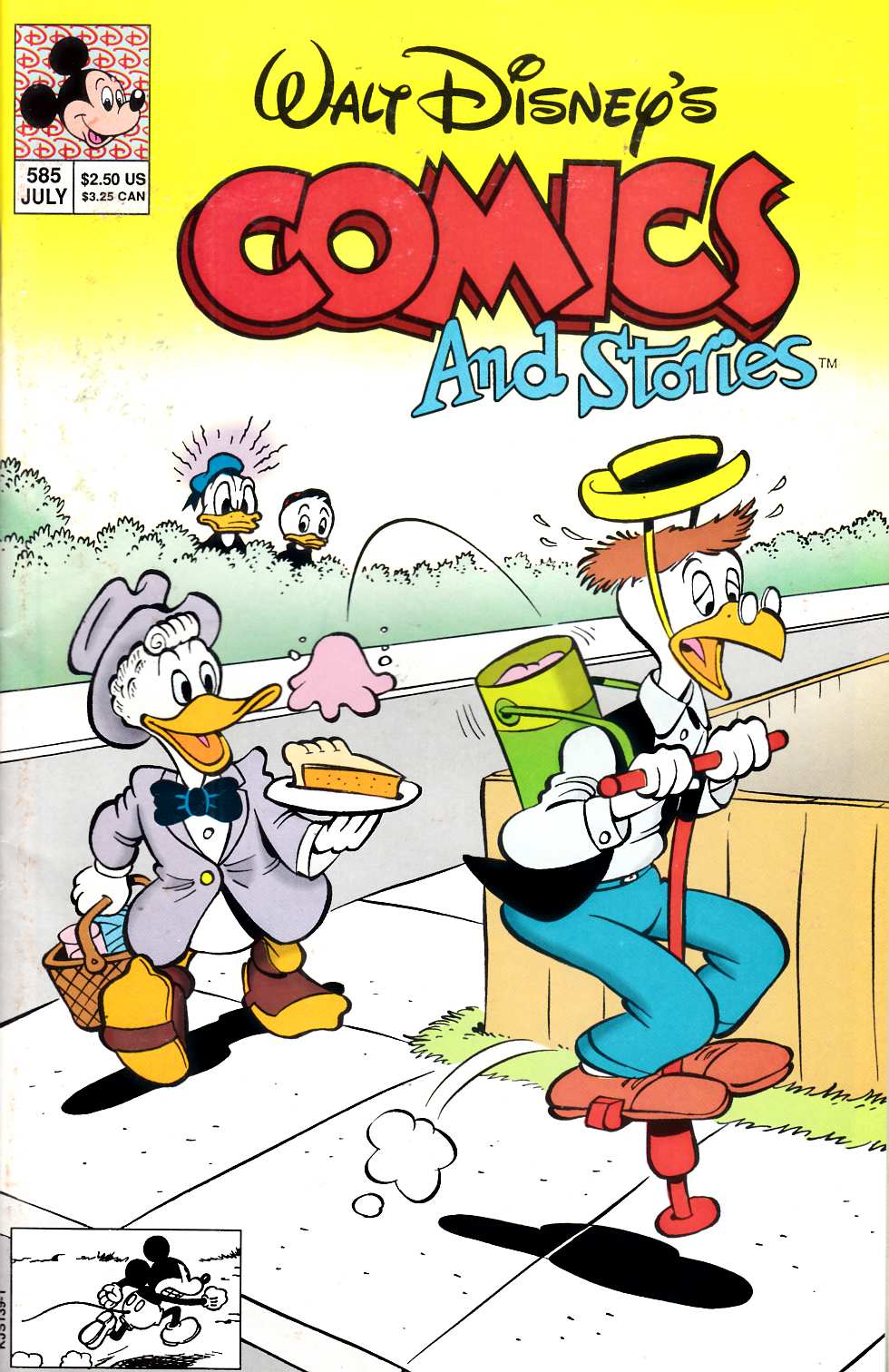 Walt Disney's Comics & Stories #585 Fine (6.0) [Gladstone Comic] LARGE