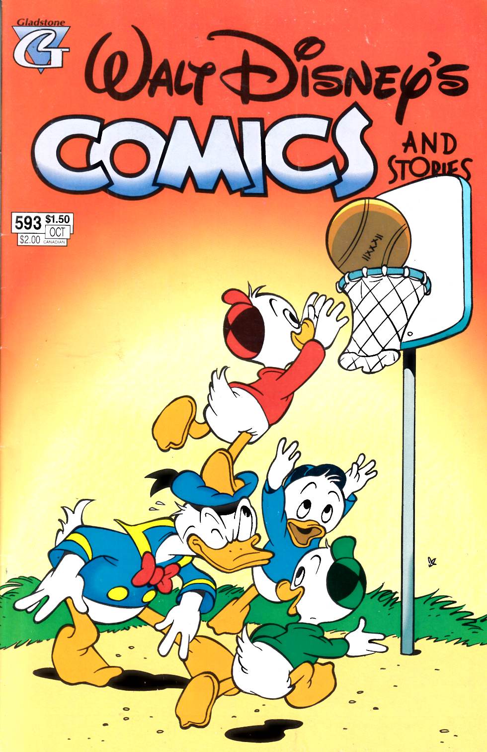 Walt Disney's Comics & Stories #593 Fine (6.0) [Gladstone Comic] THUMBNAIL
