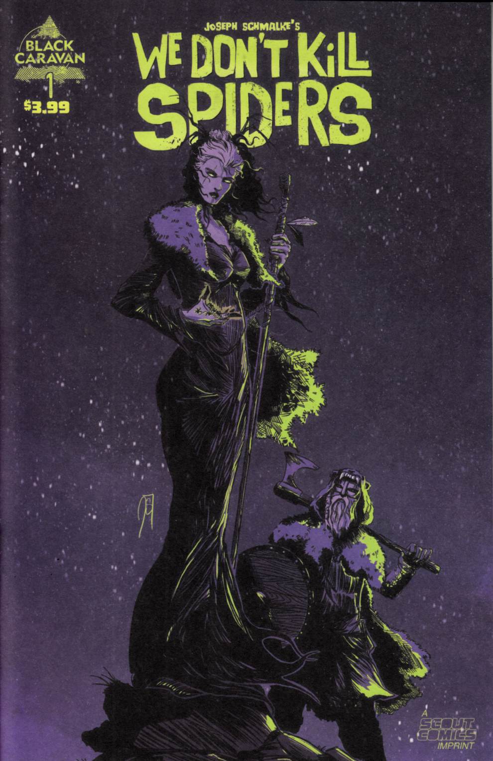 We Don't Kill Spiders #1 Second Printing Near Mint (9.4) [Scout Comic] LARGE