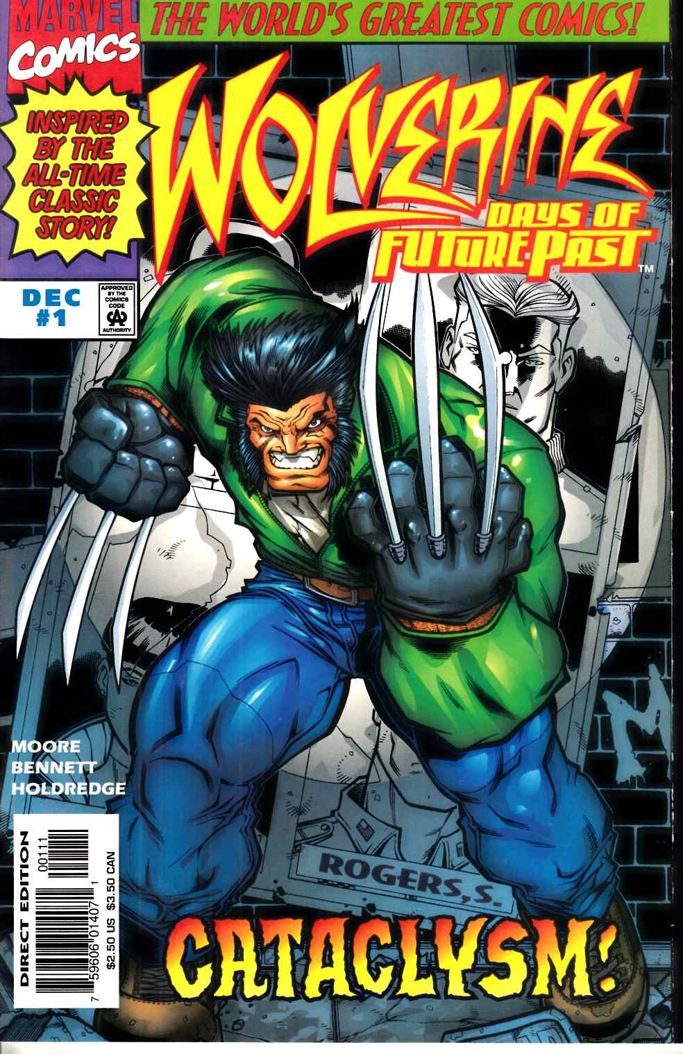 Wolverine Days of Future Past #1 Near Mint (9.4) [Marvel Comic] THUMBNAIL