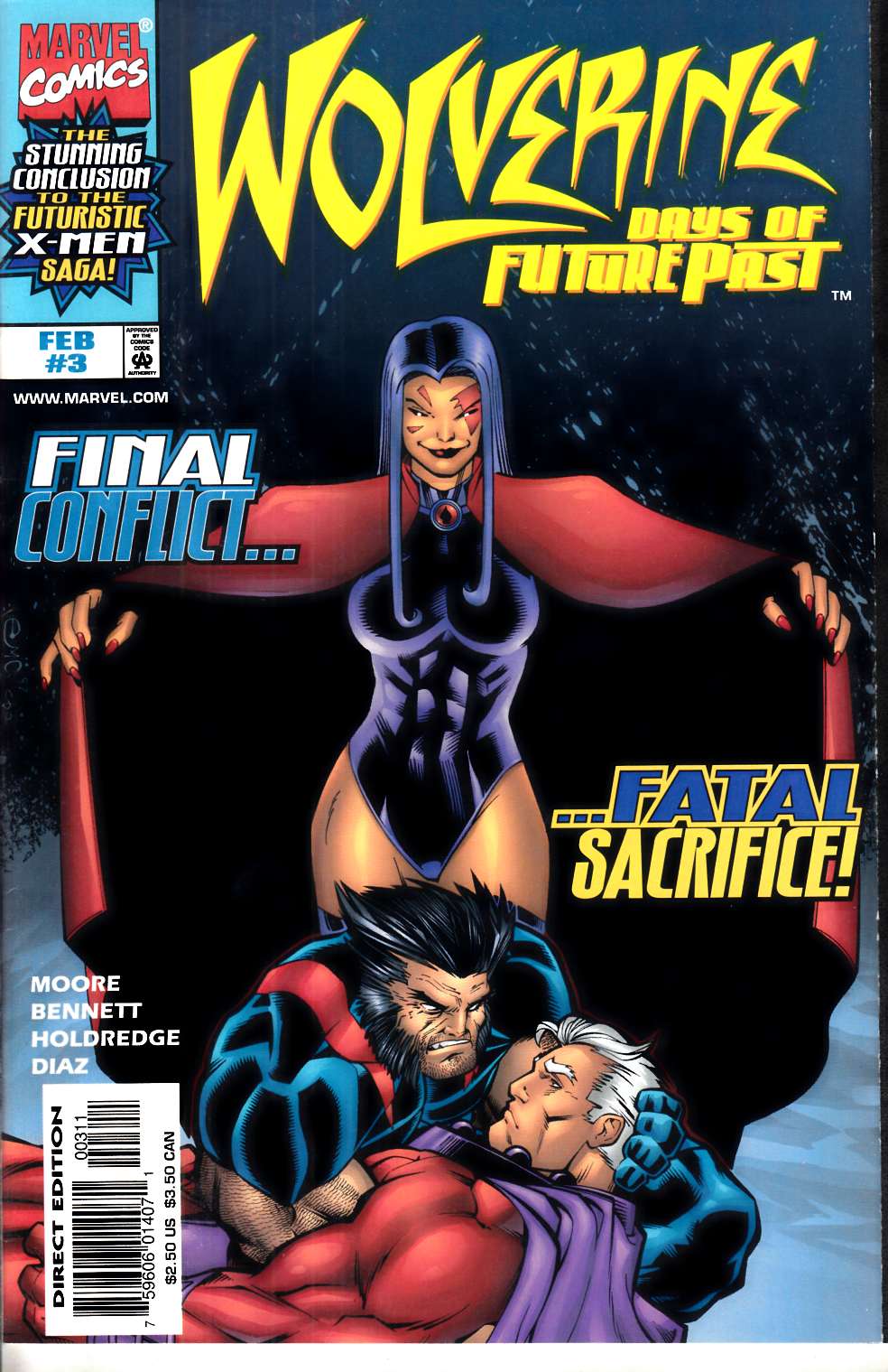 Wolverine Days of Future Past #3 Very Fine (8.0) [Marvel Comic] THUMBNAIL