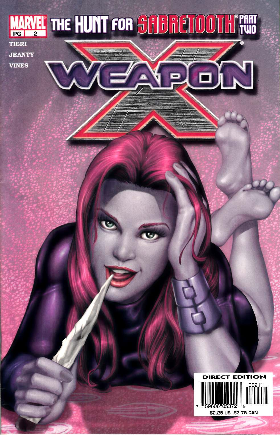 Weapon X #2 Fine (6.0) [Marvel Comic] LARGE
