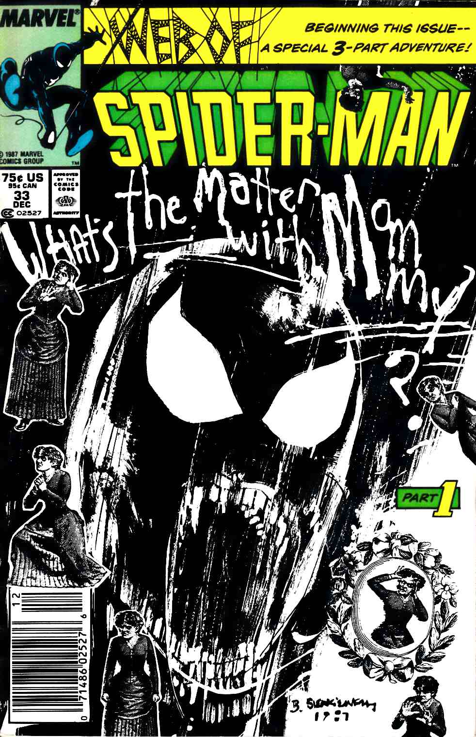 Web of Spider-Man #33 Newsstand Edition Fine (6.0) [Marvel Comic] THUMBNAIL