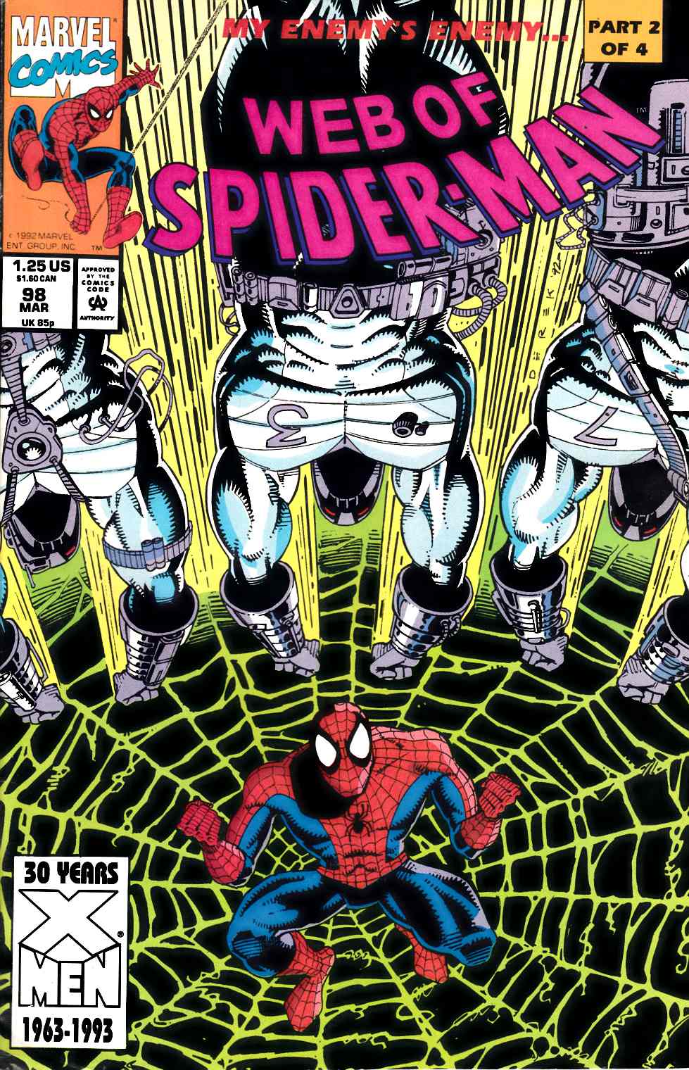 Web of Spider-Man #98 Very Fine (8.0) [Marvel Comic] THUMBNAIL
