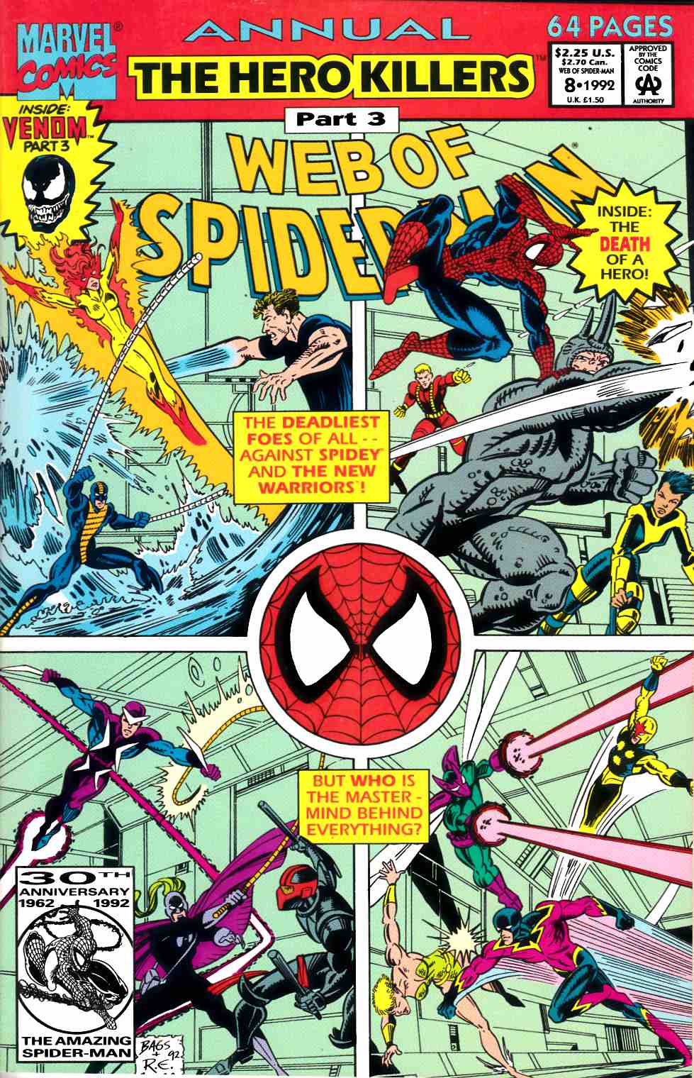 Web of Spider-Man Annual #8 Very Fine (8.0) [Marvel Comic] THUMBNAIL