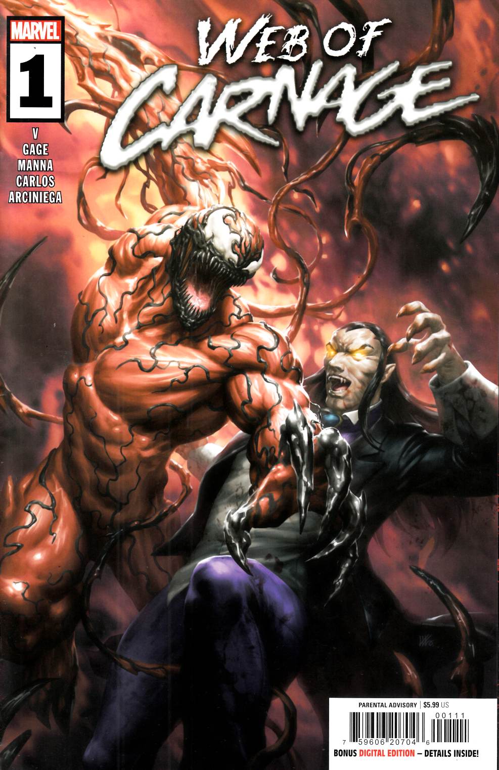 Web of Carnage #1 Near Mint (9.4) [Marvel Comic]