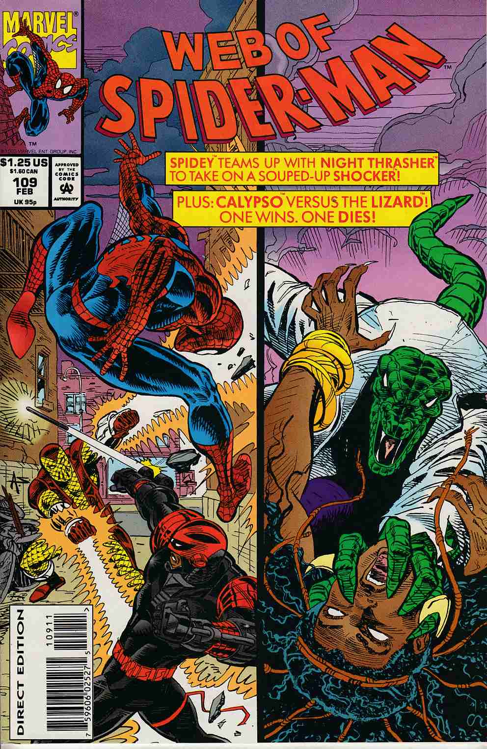 Web of Spider-Man #109 Very Fine (8.0) [Marvel Comic] LARGE