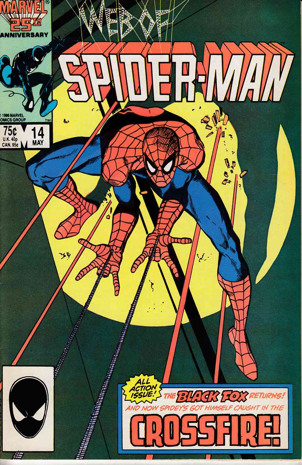 Web of Spider-Man #14 Very Fine (8.0) [Marvel Comic] LARGE