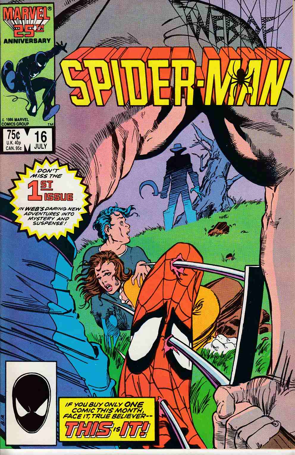 Web of Spider-Man #16 Very Fine (8.0) [Marvel Comic] LARGE