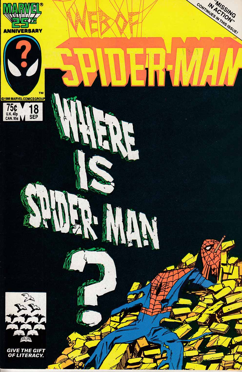 Web of Spider-Man #18 Very Fine (8.0) [Marvel Comic] LARGE