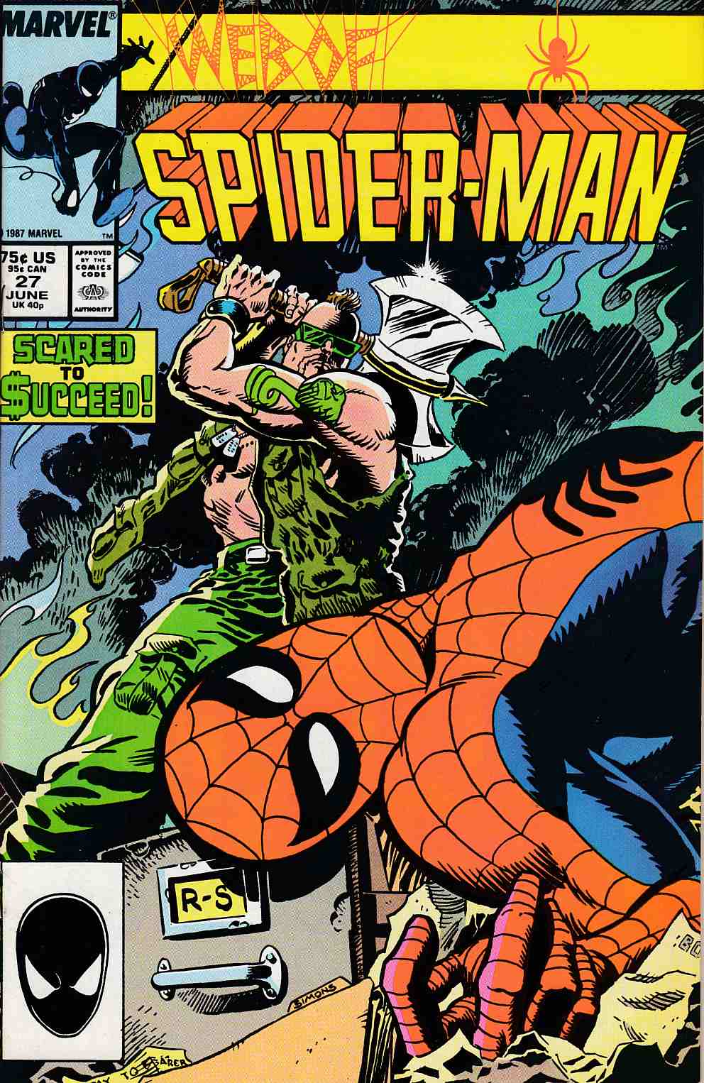 Web of Spider-Man #27 Near Mint (9.4) [Marvel Comic] THUMBNAIL