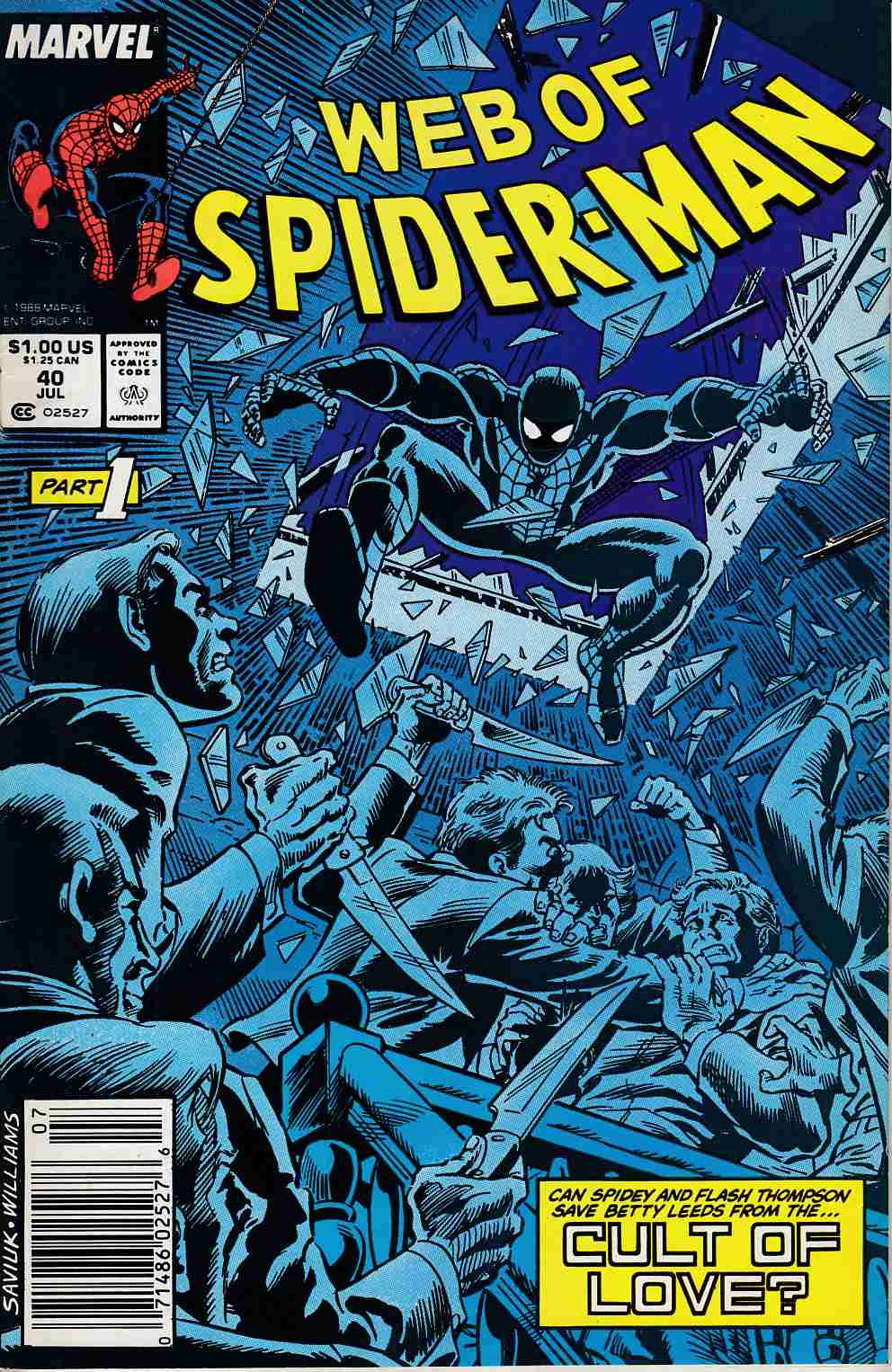 Web of Spider-Man #40 Newsstand Edition Very Fine Minus () [Marvel  Comic] –  Online Store