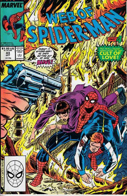 Web of Spider-Man #43 Very Fine (8.0) [Marvel Comic] THUMBNAIL