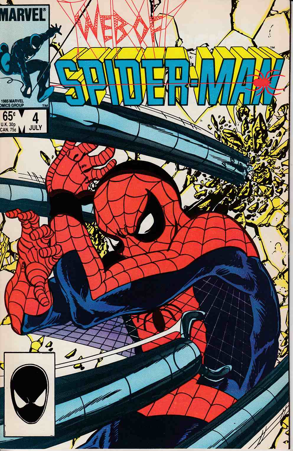 Web of Spider-Man #4 Near Mint (9.4) [Marvel Comic] LARGE