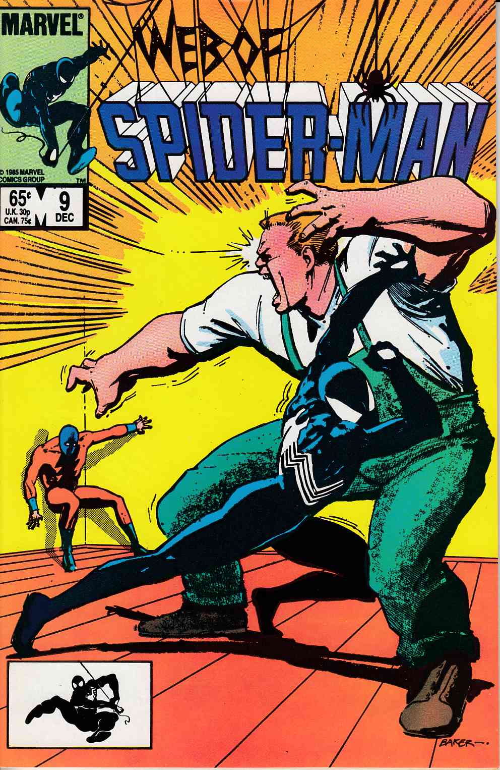 Web of Spider-Man #9 Near Mint Minus (9.2) [Marvel Comic] LARGE