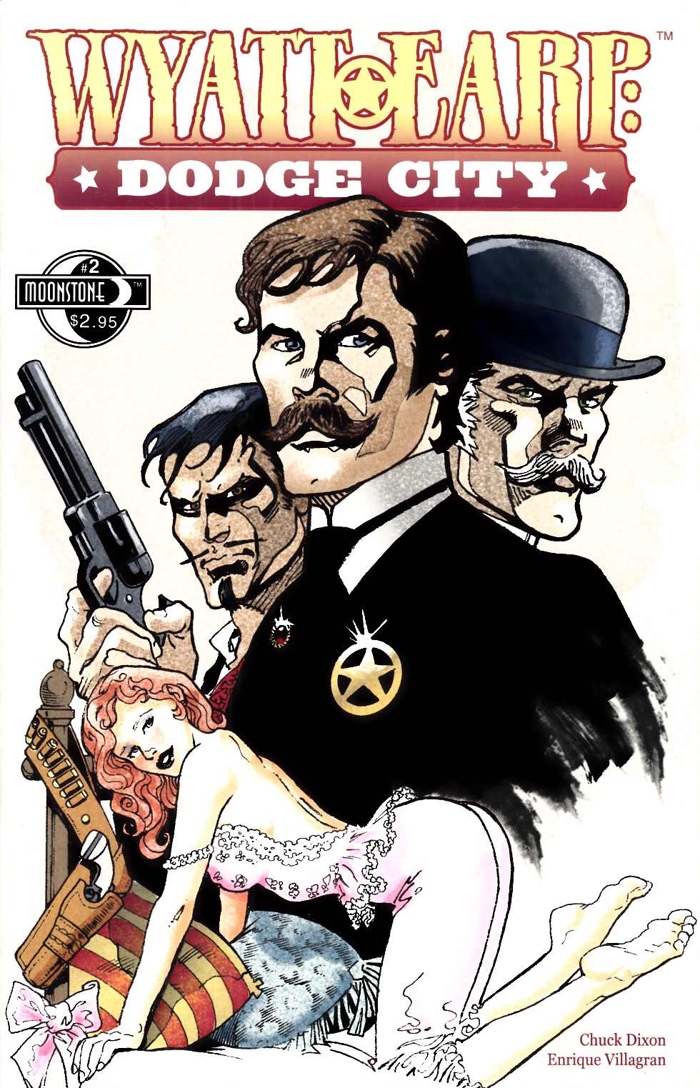 Wyatt Earp Dodge City #2 Near Mint (9.4) [Moonstone Comic] LARGE