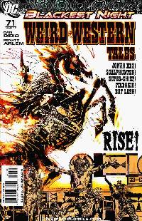 Weird Western Tales #71 (Blackest Night) [DC Comic] LARGE