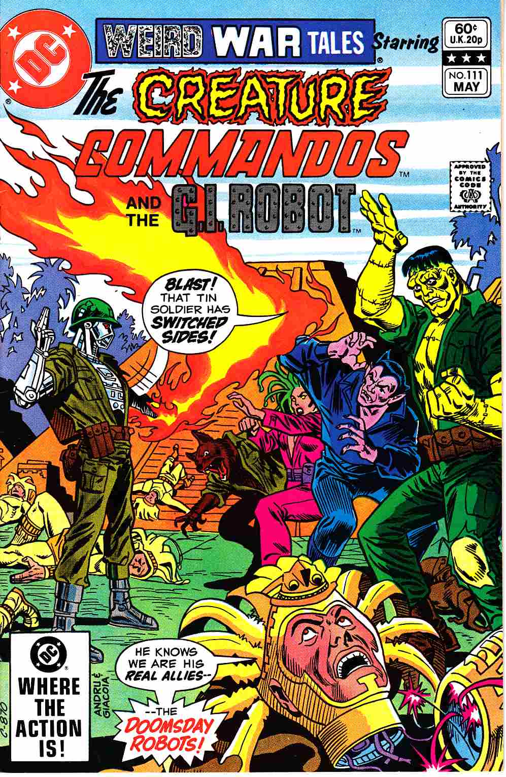 Weird War Tales #111 Very Fine Minus (7.5) [DC Comic] THUMBNAIL