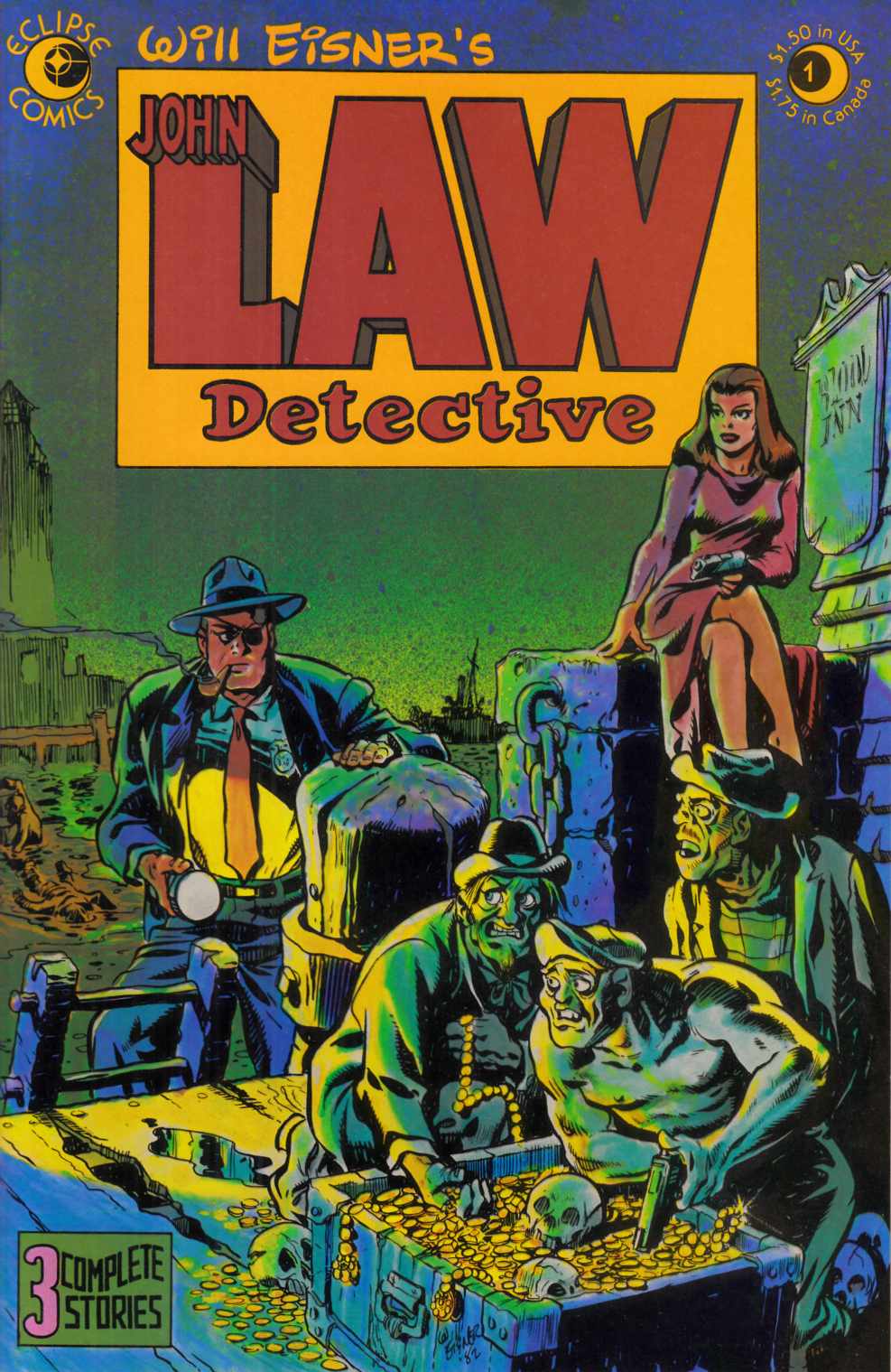 Will Eisner's John Law Detective #1 Near Mint (9.4) [Eclipse Comic] THUMBNAIL