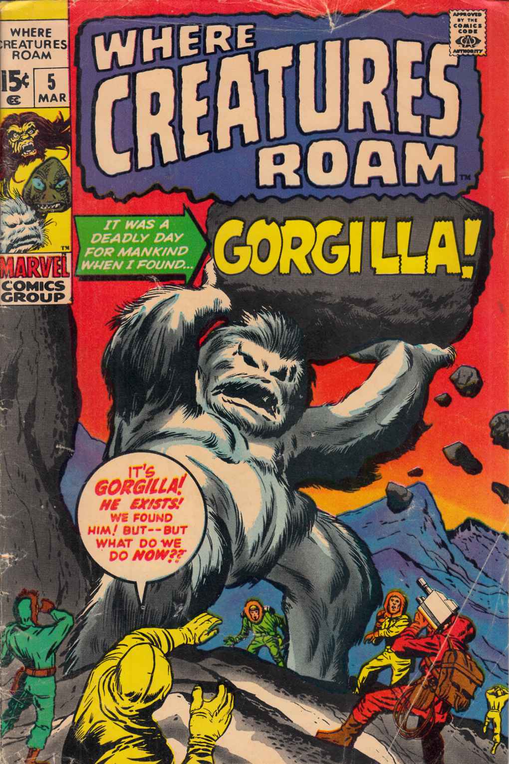 Where Creatures Roam #5 Good (2.0) [Marvel Comic] LARGE