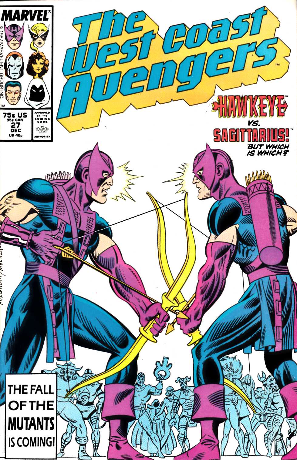 West Coast Avengers #27 Fine Plus (6.5) [Marvel Comic] THUMBNAIL