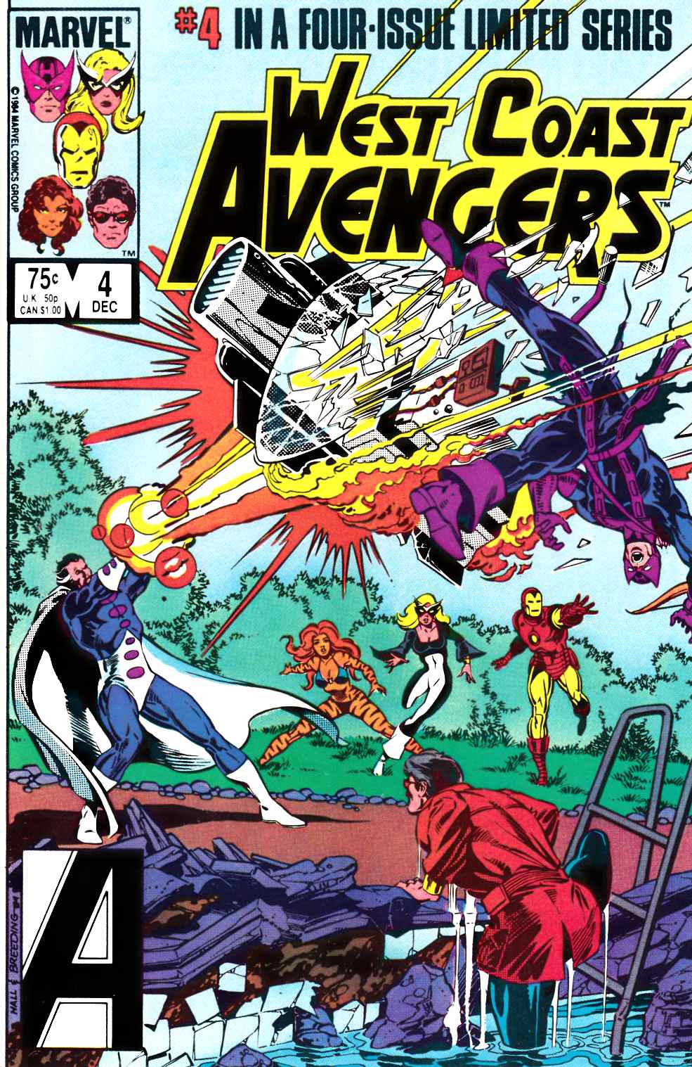 West Coast Avengers #4 Very Fine (8.0) [Marvel Comic]