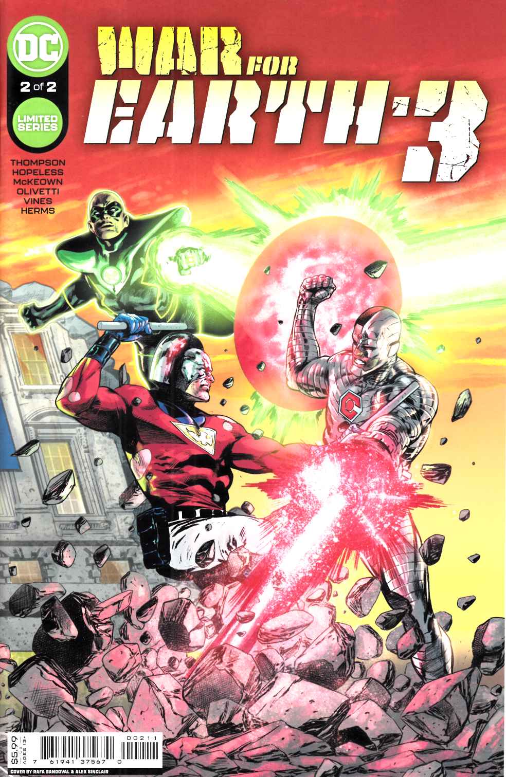 War for Earth-3 #2 Near Mint (9.4) [DC Comic] LARGE